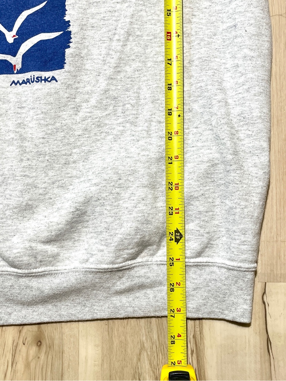 Marushka Screen printed crewneck sweatshirt, seagulls, beach, Michigan size: 2XL - Picture 9 of 12